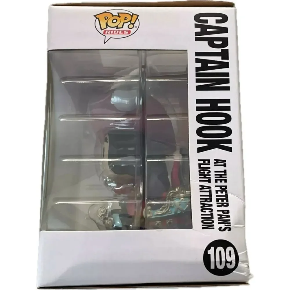 Funko Pop! Rides - Captain Hook #109 at Peter Pan's Flight Attraction WDW50 -NEW